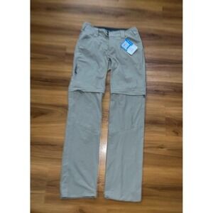 NWT Columbia Arrowhead Trail Convertible Stretch Drawstring Pants/Shorts